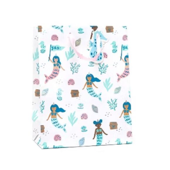 Mermaid Gift Bag with Tag from Spritz NWT - Picture 1 of 7